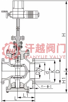 电动双阀座蒸汽减压阀