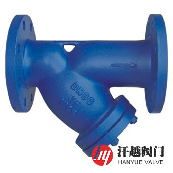 SY13法兰连接Y形过滤器