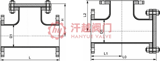 衬氟T型过滤器